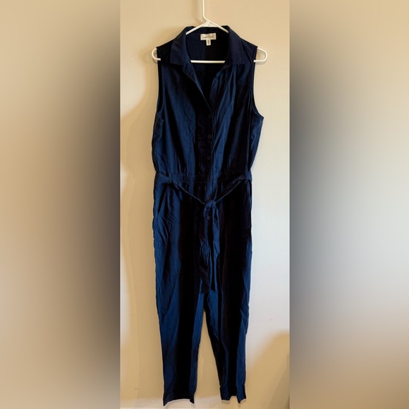 NWOT Cloth & Stone Black Button-Front Jumpsuit Size XL - Picture 3 of 9